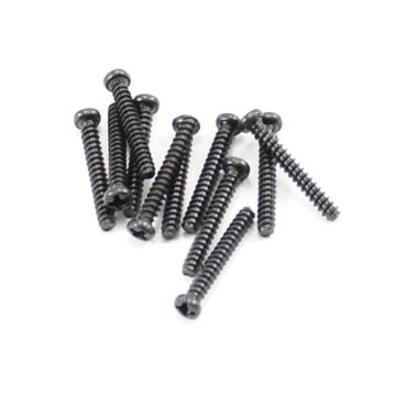 FTX Round Head Self Tapping Screws 2.3 X 16mm (12) (FTX7298)