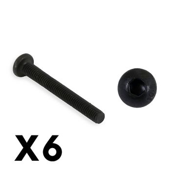 FTX Outback Fury/Hi-Rock Button Head 3 X 25mm Hex Screw (8pcs) (FTX9192)