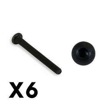 FTX Outback Fury Button Head 3 X 28mm Hex Screw (8pcs) (FTX9193)