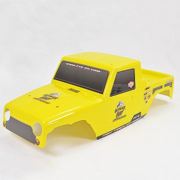 FTX Fury X Printed Dropcsab Body - Yellow (FTX9256Y)