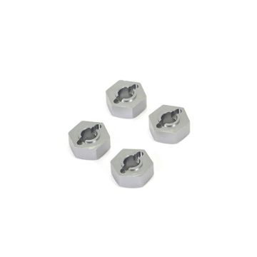 FTX Fury X Aluminium Wheel Hexes W/Pins (4pcs) (FTX9263)