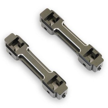 FTX Outback Hi-Rock Aluminium Bumper Mounts (2) (FTX9293)