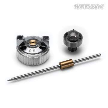 Hobbynox Ruby Needle & Nozzle Set 0.5mm (HN001-02A)