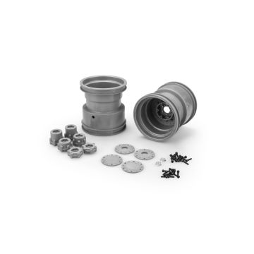 jConcepts Tribute 73's - 3.2 x 3.6" M/Truck Wheel Grey 2pc (JC3439S)