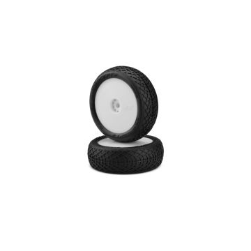 JConcepts Ellipse - Green Compound-Pre-mounted, White wheels (JC4002-1211)