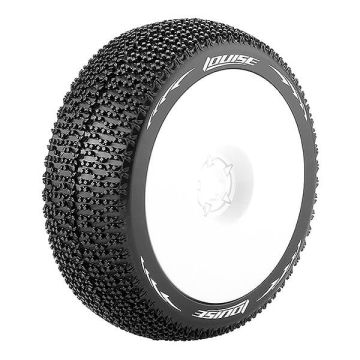 Louise RC B-Maglev 1:8 Fr/Rr Super Soft Hex 17mm White (L-T3100VW)