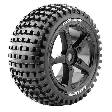 Louise RC T-Rock 1:8 Fr/Rr Soft 0 Offset Black (L-T3251SB)
