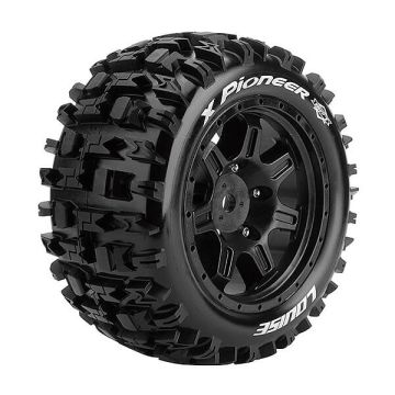 Louise RC X-Pioneer Black Mounted Arrma Kraton 8S Hex 24mm (L-T3296BM)
