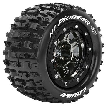 Louise RC MT-Pioneer T-Maxx Soft 1/2" Offset Hex 17mm Black Chrome (L-T3329SBC)