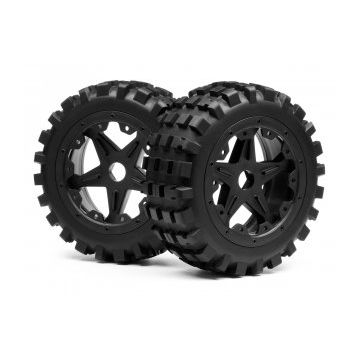 Maverick Blackout XB Mounted Wheel And Tyre Set (Front) Pr (MV24170)