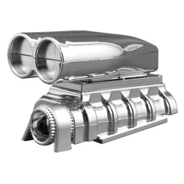 RPM Chrome Shotgun Style Mock Intake & Blower (RPM73543)