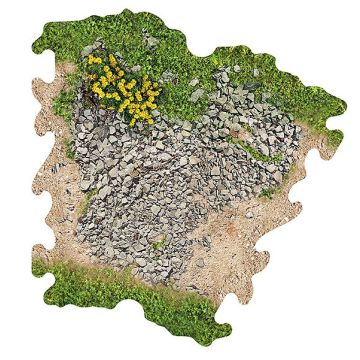 Crawler Park 3 X Gravel Bend For 1/24 Rc Crawler Park Circuit (TWDTRK011)
