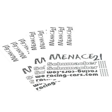 Schumacher Decal sheet - Menace                 pk 3 (U2670)