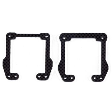 Schumacher C/F Susp Risers; Fr and Rr - Mi2/EC (U2712)