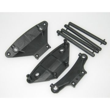 Schumacher Bumper and Body Mounts - Mi2/EC (U2735)