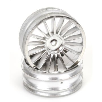 Schumacher Chrome Front Wheels - GTR (pr) (U2808)