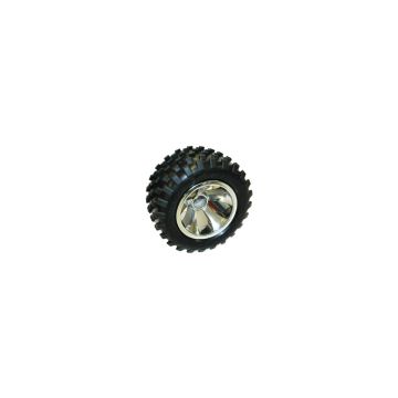 Schumacher Chrome Wheel; 5 Spoke - Menace  (pr) (U2820)