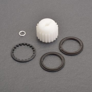 Schumacher CNC Pulley; 20T + Spacer - Mi2 E.C. (U3010)