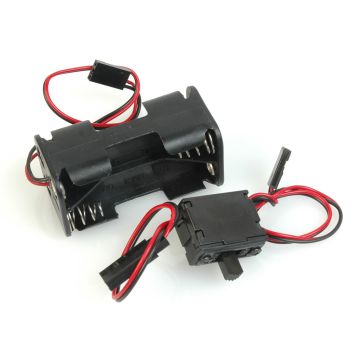 Schumacher Radio Switch and Battery Holder - Manic (U3471)