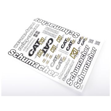 Schumacher Decal Sheet - CAT K1 Aero  (U4506)
