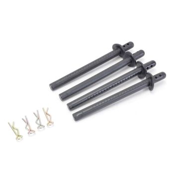 Schumacher Body Posts and R Clips- Mi5evo  (pk 4) (U4529)