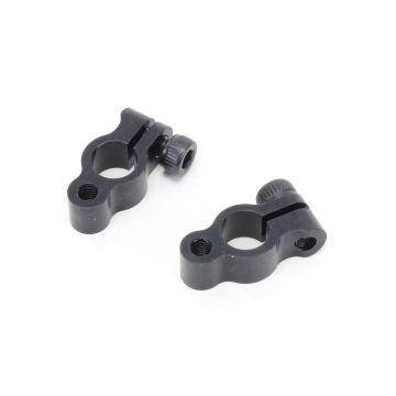 Schumacher Body Post Mount Front (Black) - Mi5evo - (1pr) (U4539)