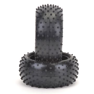 Schumacher Mini Spike 2; Rear Tyres - Yellow (pr) (U6558)