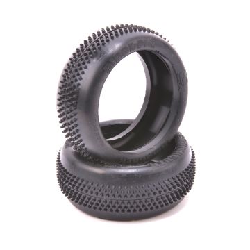 Schumacher RIDGE PIN - 7R 1/8 Tyre - Yellow (pr) (U6899)