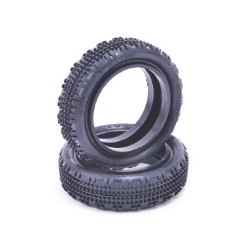 Schumacher Fusion Slim - 1/10 2WD Tyres - Front - Silver - pr (U6902)