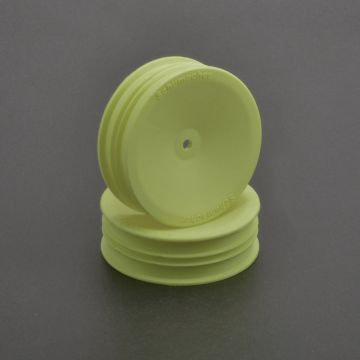 Schumacher Wheel Front Slim 2WD - Yellow - pr (U7454)