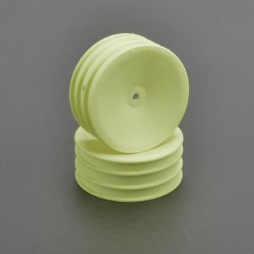 Schumacher Wheel Front Med 2WD - Yellow - pr (U7456)