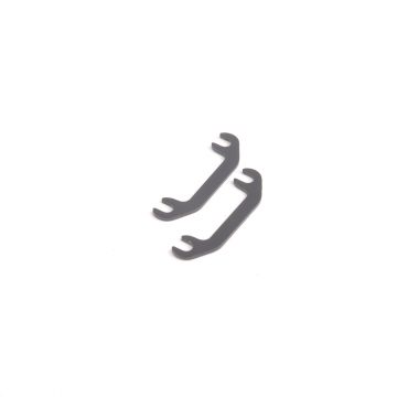 Schumacher Alloy Pivot Spacer 1mm pr - A2/3,E3-E6,Icon/2 (U7897)