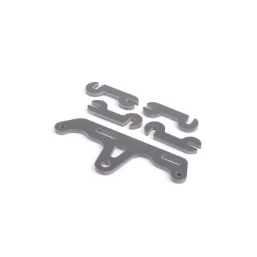 Schumacher S2 2.5mm Servo Mount, Ride Height Spacers - Atom 2 (U7902)