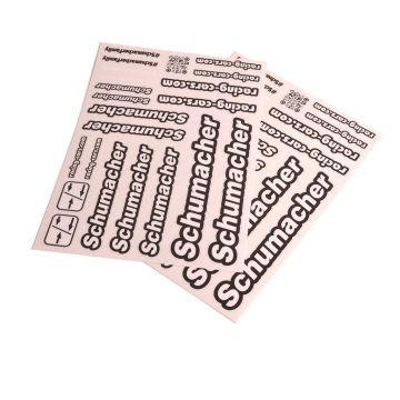 Schumacher Decal Sheet - Black - pk2 (U8586)
