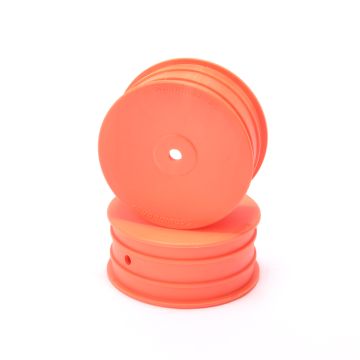 Schumacher Wheel; Hex Front - Orange - 4WD - pr (U8689)
