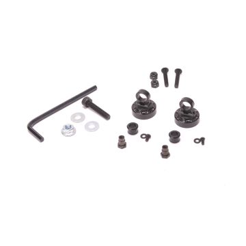 Schumacher Big Bore Alloy Shock Cap Set (pr) - L1R,LD3,ST2 (U8806)