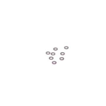 Schumacher Big Bore Alloy Shock Cap M2 Washer 8pc L1R,LD3,ST2 (U8810)