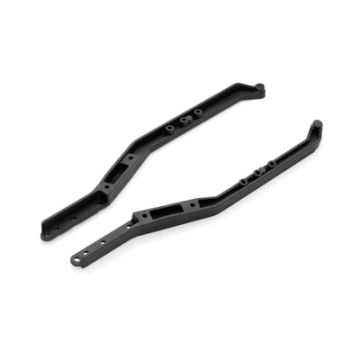 Xray Composite Chassis Side Guards For Bent Sides Chassis L+R - Graphite (XR321250-G)