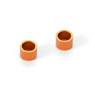 Xray Alu Shim 6.37X8.4X6.0mm - Orange (2) (XR375093-O)