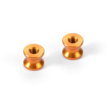 Xray Alu Mount 6.0mm - Orange (2) (XR376366-O)