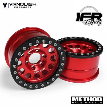 Vanquish Method 1.9 Race Wheel 105 Red/Black (VPS07918)