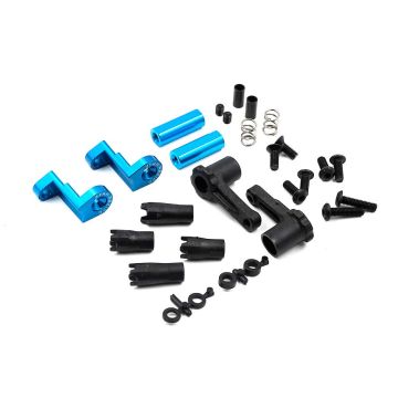 Yeah Racing Aluminium 7075 Plastic Anti Tweak Battery Holder Tamiya TT01 TT02 (TATT-055BU)