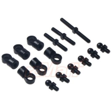 Yeah Racing Adjustable Steering Tie-Rod Set Tamiya TT02 (TT02-012)