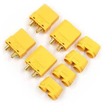 Yeah Racing XT90 Plug With Cover (Male & Female) 2pairs (WPT-0146)