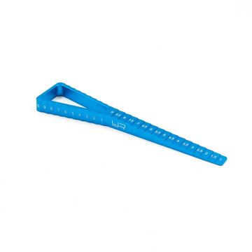 Yeah Racing 2 in 1 Ride Height & Droop Gauge Blue 1:10 Touring Cars (YT-0055BU)