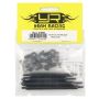 Yeah Racing Aluminum Links Set Upper for Tamiya CC-02 Black (TACC-018BK)