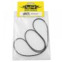 Yeah Racing Drive Belt Set For Yokomo 870C Super Dog Fighter (YKDF-008BK)