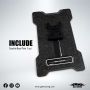 Yeah Racing Graphite Base Plate For Noble NB4 / Pro / Plus (YA-0742BK)