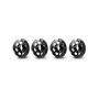 Xray Alu Xray Shock Spring Retaining Collar - Black (4) (XR308031-K)
