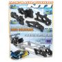 Xray Composite Lower & Upper Bulkhead Rear Left - Extra Roll Center - Hard (XR333022)